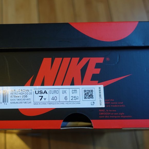 Air Jordan 1 Retro High Shadow 2.0 GS Sz 7 - Picture 6 of 6